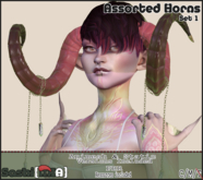 Sashi{MIA} Assorted Horns Set 1 (UNPACK)