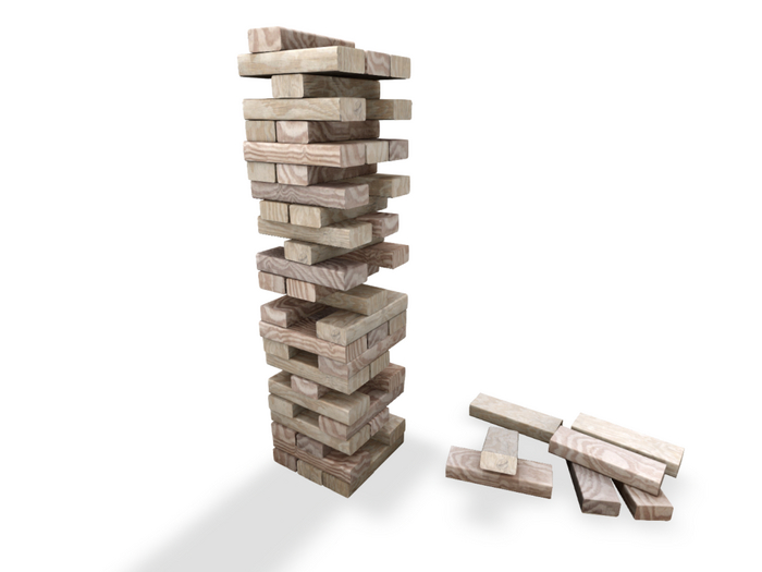*Second Spaces* block stack set