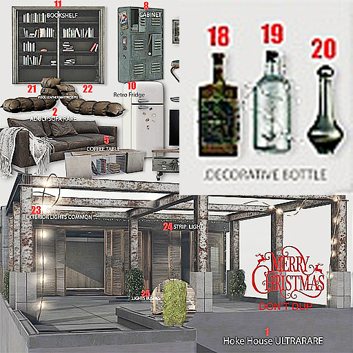 19.DECORATIVE BOTTLE COMMON