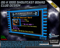 DG-X 1000 Shoutcast Board ~Club Design~ COPY!