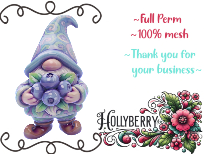 HB: Blueberry Gnome FuLL PERM
