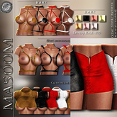 [[ Masoom ]] Sensation Skirt red lara
