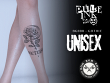 Pulse Ink BG008 Gothic Nocturne Rose Calf Tattoo BOM Unisex