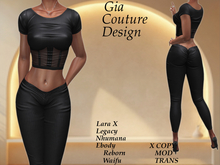 "GCD" Ruiz Pant Outfit Black