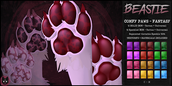 {Beastie} : COMFY PAWS // FANTASY