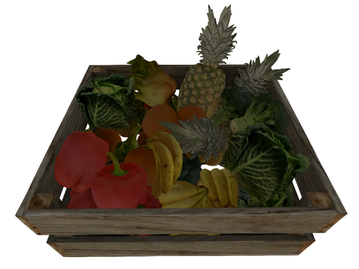 Vegetables in a box