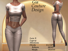 "GCD" Ruiz Pant Outfit Nude