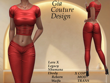 "GCD" Ruiz Pant Outfit Red