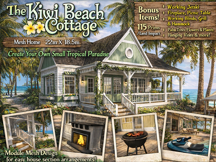 Kiwi Beach Cottage v1.0 (Package)