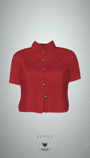 -Pixicat- Eloise Cardigan (Red)