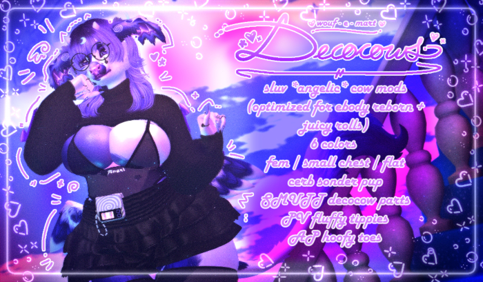 !! [WOUF-E-MART] DECOCOW FATPACK !!