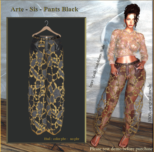 Arte - Sis - Pants Black