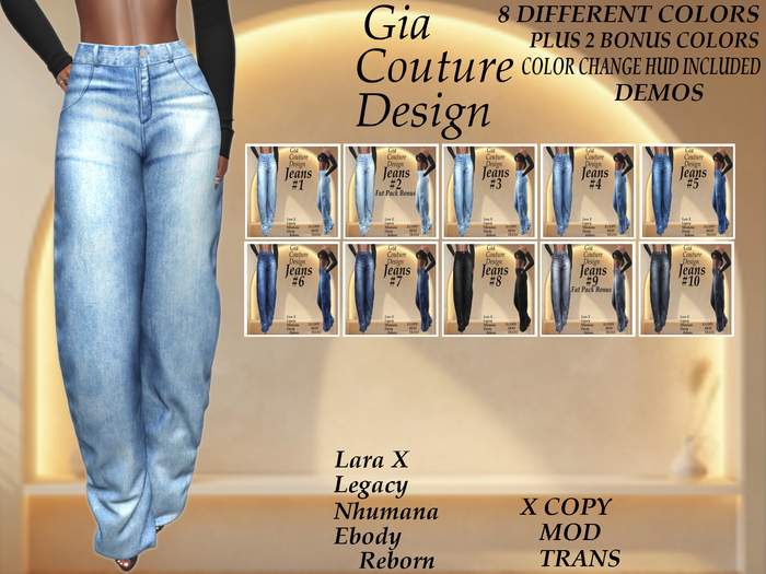 "GCD" Toni Baggie Jeans DEMOS