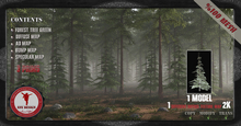 (Efe Design) Forest Tree Green Full Perm