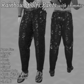 DEMO Rainbow Wolfs Pants