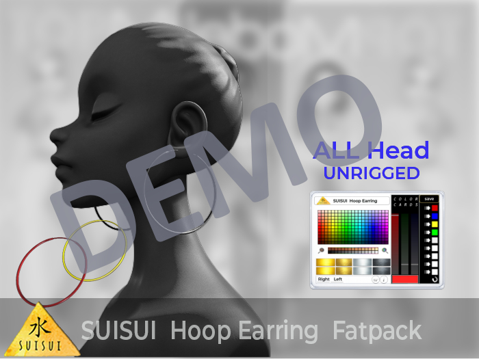 SUISUI  Hoop Earring  Fatpack DEMO