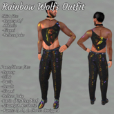 Rainbow Wolf Complete Outfit