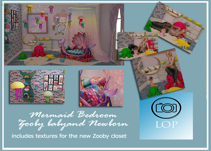 MERMAID BEDROOM  ZOOBY (ADD)