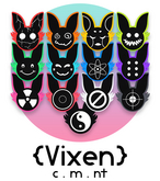 {Vixen} - FURRIES Mask - { #14 Fat Pack }