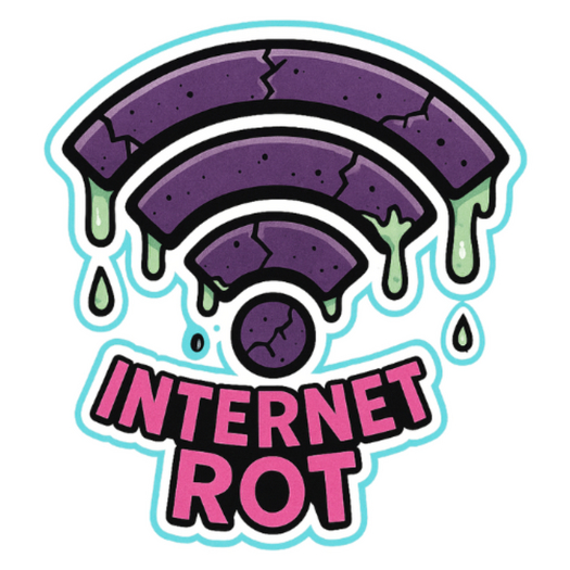 Pulse Ink BS005 Internet Rot Sticker Tattoo BOM Unisex