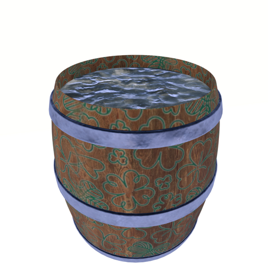 DFS Water Barrel - Clovers (FSB#95)