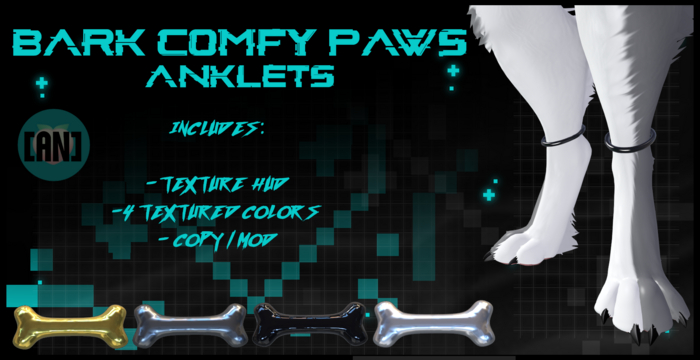 [AN] BARK Comfy Paws - Anklets
