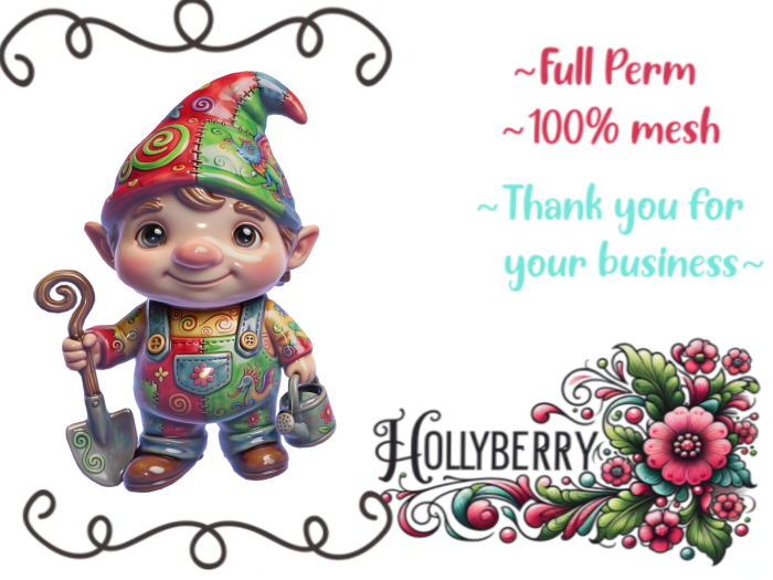 HB: Farmer Gardener Gnome FuLL PERM