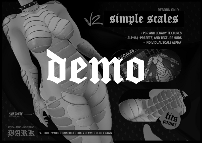 BARK - SIMPLE SCALES - [REBORN] - DEMO