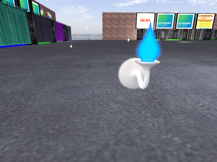 Boxed Sculpted Lamp With Particles