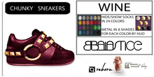 Baiastice_Chunky Sneakers-Wine
