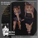 Eclectic Kittens - TDSlothBabyPurple Rez Unpack
