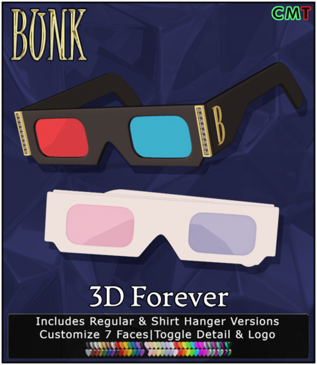 Bunk. 3D Forever Glasses