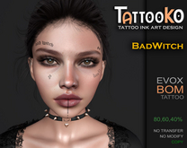 [TattooKO] Tattoo BadWitch - EVOX