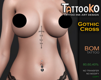 [TattooKO] Tattoo GothicCross