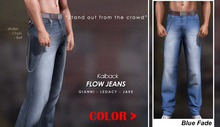 <Kalback> Flow Jeans Blue Fade