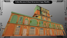 Cuba Havana Urban Structure Copy Modify