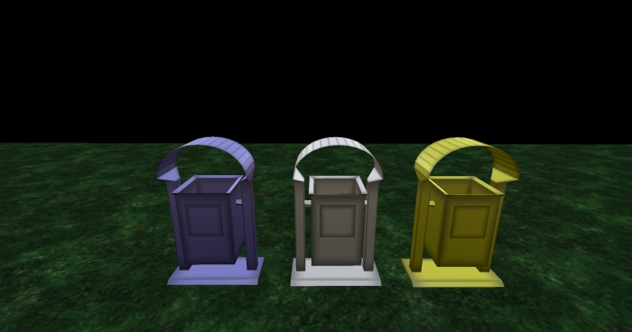 Curbside Trash Can