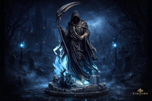 Dark Reaper Statue – Grim Hooded Death Guardian