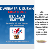 USA FLAG Celebration Emitter