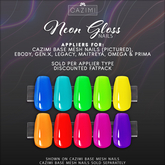 :CAZIMI: Neon Gloss Nails - FATPACK