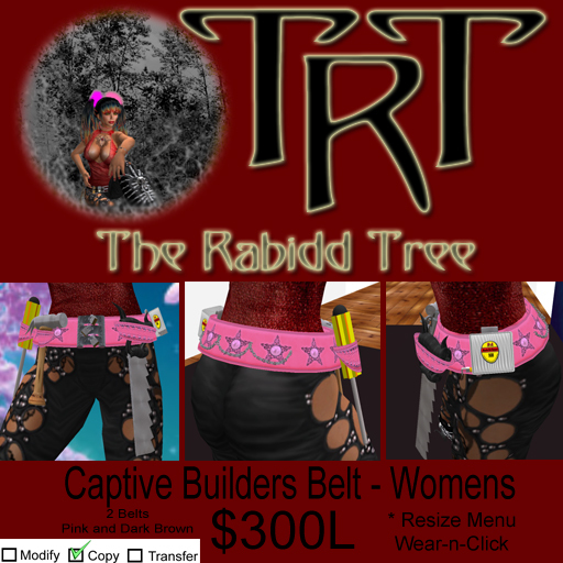 Captive Builders Belt for Women - Boxed