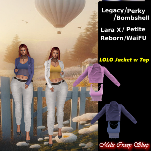 LOLO JACKET w TOP