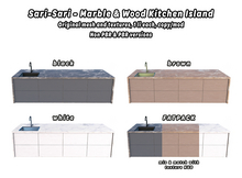 Sari-Sari - Marble & Wood Kitchen Island