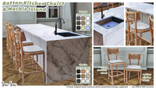 Sari-Sari - Rattan Kitchen Chairs & Marble Island