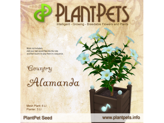 PlantPet Seed [Alamanda *Country*]