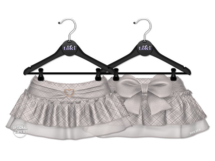 Loki - Mila Layered Skirt - Grey