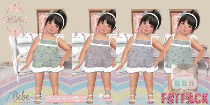 *LilDolly's* Spring Flowers FATPACK BOXED