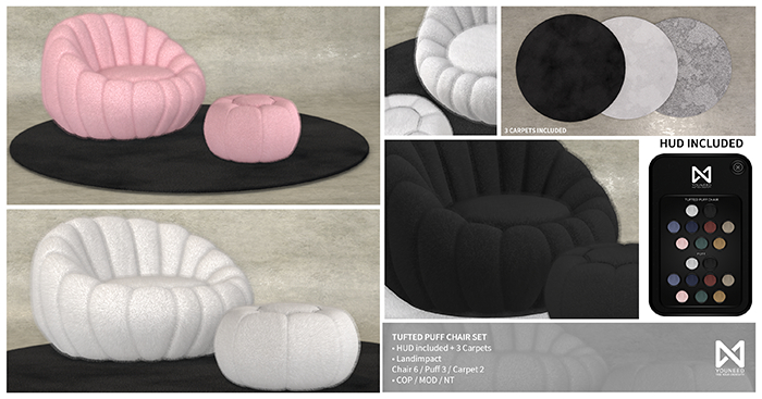 Youneed - Tufted Puff set