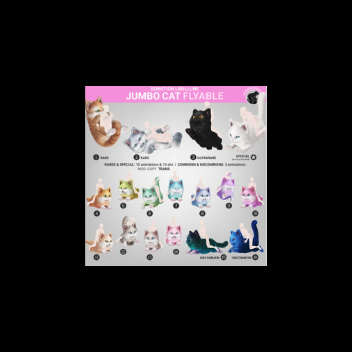 SEmotion Libellune Jumbo Cat Rideable COMMON 11
