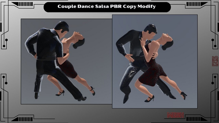 Couple Dance Salsa PBR Copy Modify